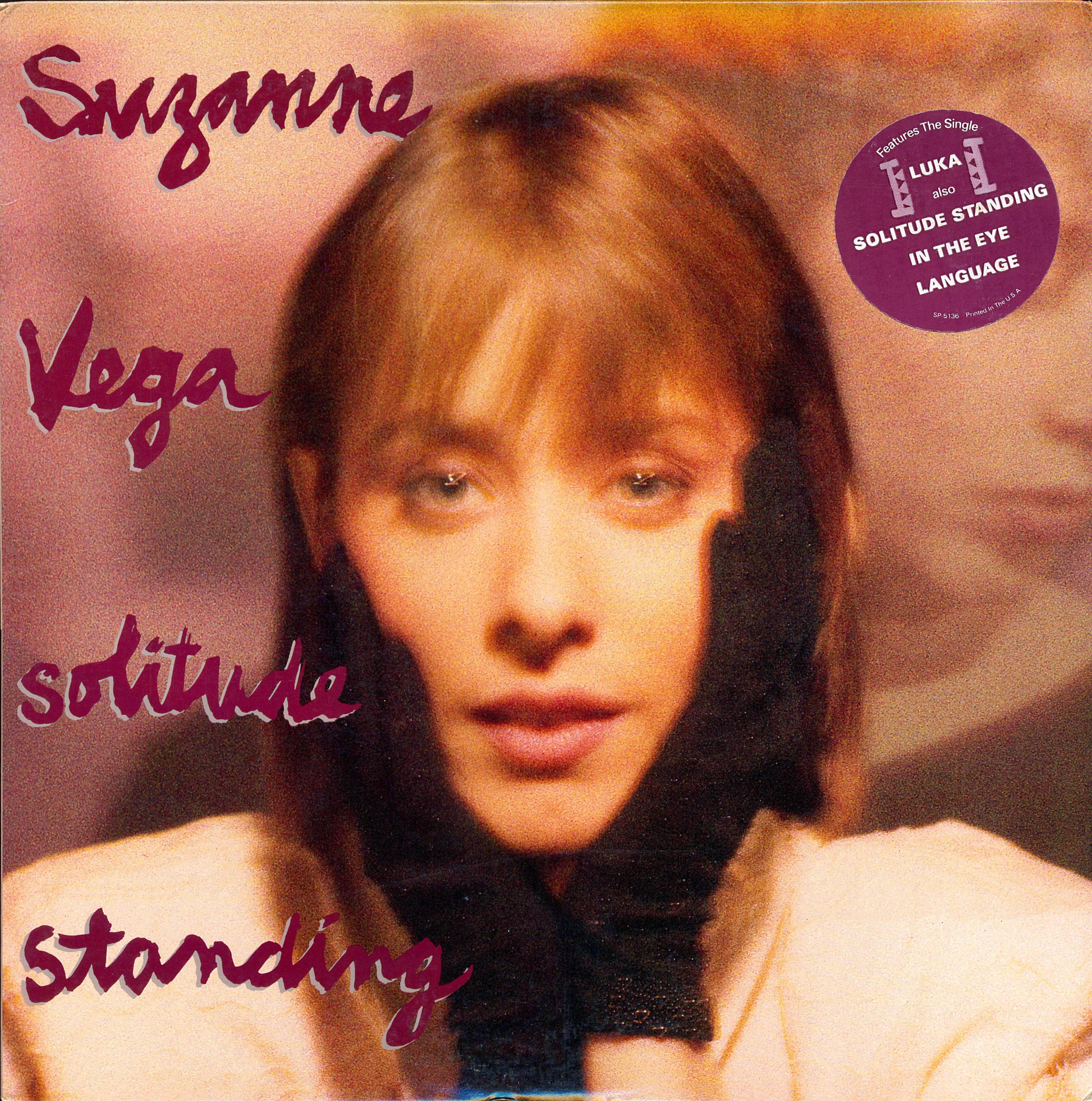 Suzanne Vega  Solitude Standing : LP Front